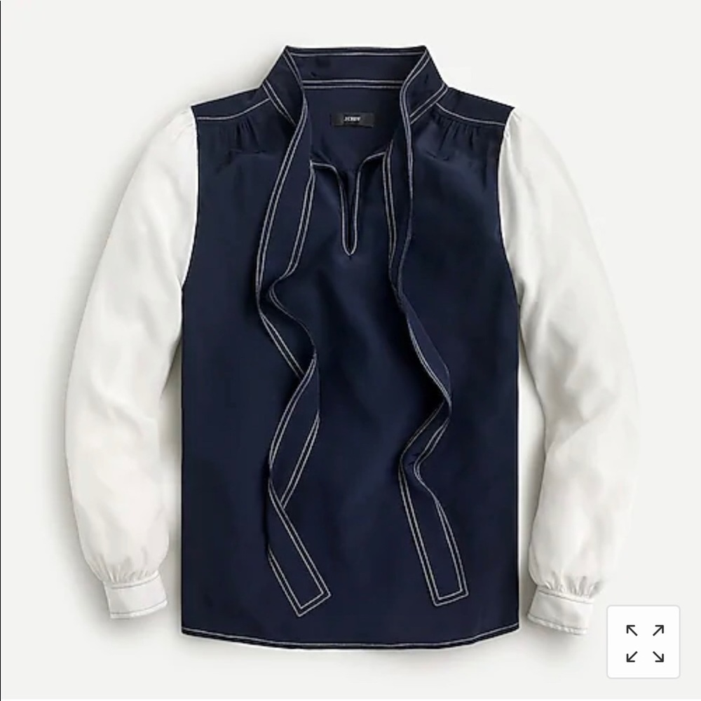 ⭐️100% Silk J. Crew Blouse⭐️